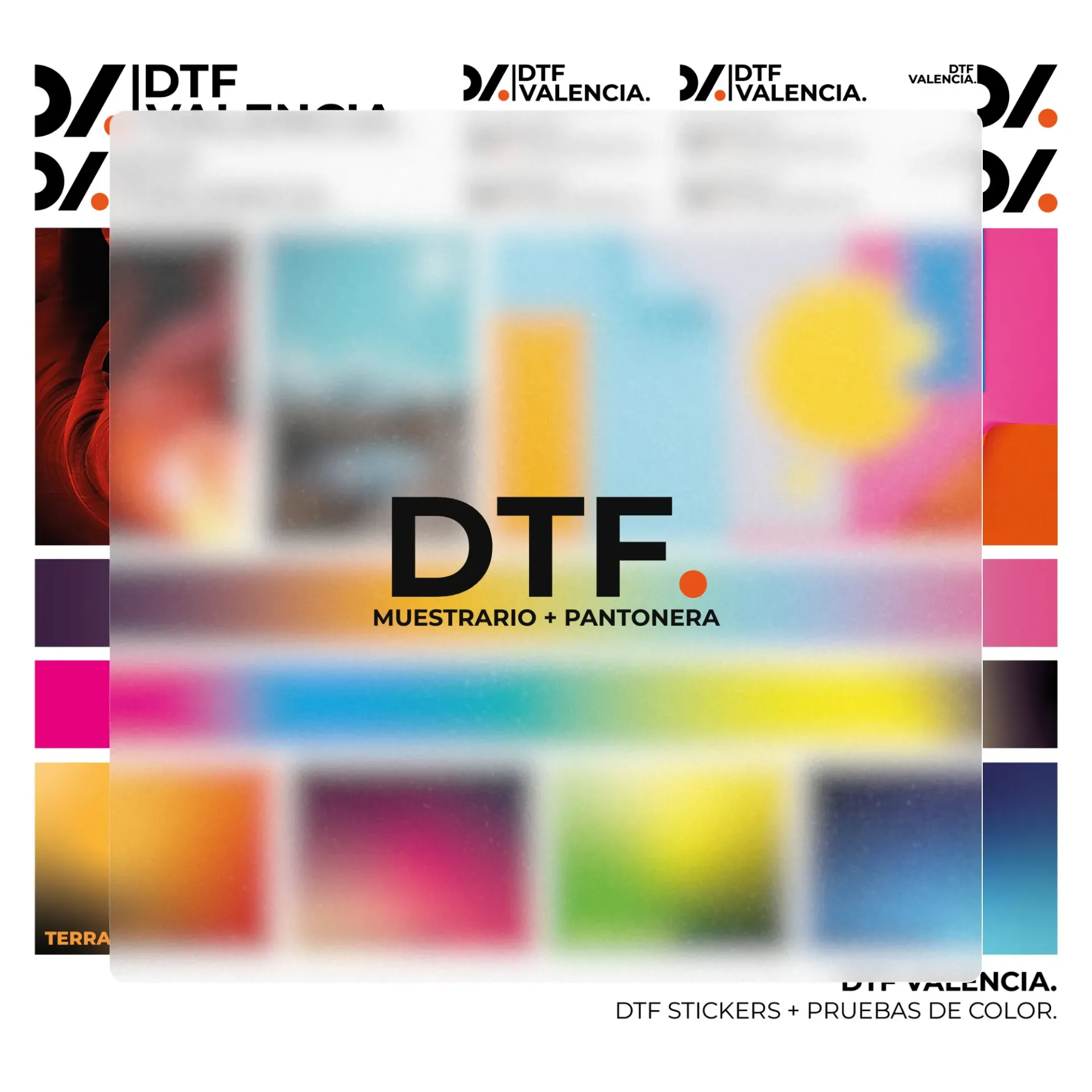 Muestra + pantonera DTF.